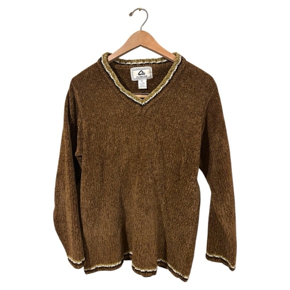 Carolina bay vintage brown sweater size medium - Picture 1 of 10